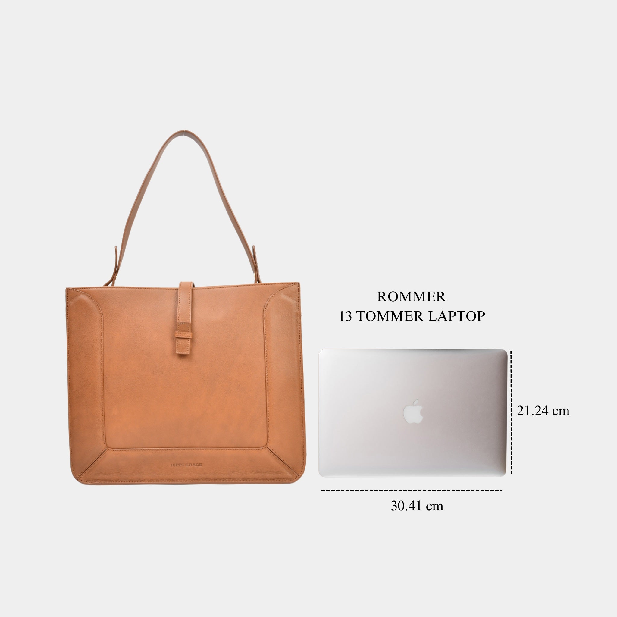 Stor Skulderveske til dame i ekte skinn. Lysebrun jobbveske. Lysebrun Skinnveske. Brun veske dame. Hverdagsveske i ekte skinn. Skoleveske i ekte skinn. Hippi Grace. Norsk design. Hippi Grace Poggio i fargen Bohem Luxe Tan. Veske dame brun. Skinn Veske Dame. Skulder Veske dame. Stor veske. Vesken kommer med en avtagbar skulderstropp. ekte skinn. Miljøvennlig. Bærekraftig mote. Bilde av laptop størrelse som passer i vesken. [wv]