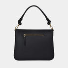 Hampton vesken sett forfra, kort og lang skulderstropp inkludert. En praktisk og minimalistisk veske til jobb og hverdag. Smart inndelingslomme i midten med diverse interiørlommer inni,.