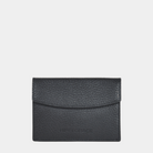 Kort-lommebok, Klassisk Ku-skinn, Magnet-lukning. Hippi Grace Lommebok Unisex til kort i klassisk sort, laget av ekte skinn. Norsk Design. Lommebok i ekte skinn. 