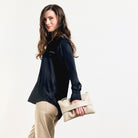 3in1 vesken kan også bæres over hånden, som illustrert på bildet.[wv]